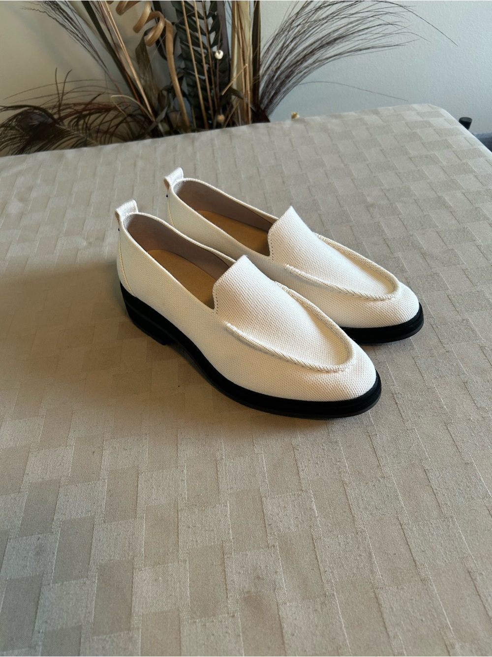 Rothy’s Merino Wool Blend The Lug Loafers in Ivory - Picture 3 of 15